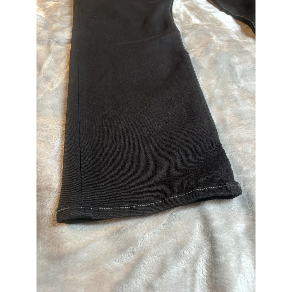 True Religion Jeans Ricky Relaxed NWT‎ Straight Black Button Flap Pocket 36x30